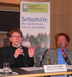 Das Foto zeigt von links: <br>
MdB Markus Kurth und Karl Finke